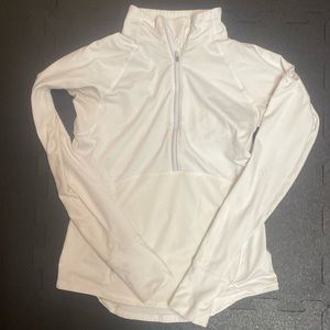 White Athleta Running Long Sleeve Top Size Small